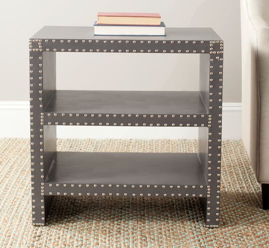 Lacey Side Table in Grey